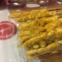 Sate Putih Pikante Sauce (10 pcs sate putih + pikante sauce)